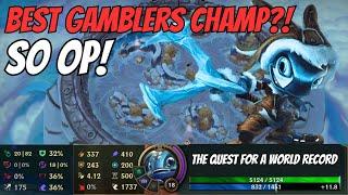 I Tried Gamblers Blade On Fizz!! It's More Broken Then You Think!!! Quest For A World Record