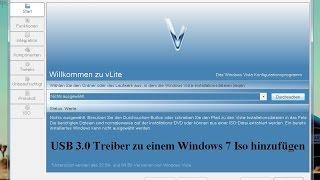 VLite USB 3.0 Treiber zu einem Windows 7 Iso hinzufügen