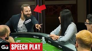 Daniel Negreanu TILTS his opponents with Speech Play | TOP Poker Moments