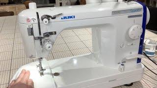 Threading & using the JUKI Sumato TL-2300 semi-industrial sewing machine
