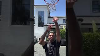 LeBron with Bronny and Bryce in the Driveway  #shorts