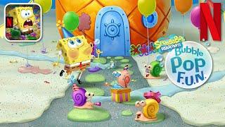 SpongeBob: Bubble Pop NETFLIX - iOS / Android Gameplay