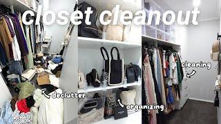 *massive* CLOSET CLEANOUT | organizing, decluttering, makeover!