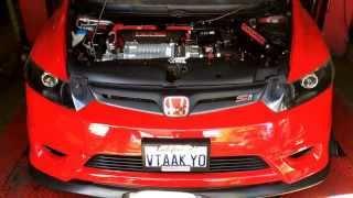 TheTongMan's CT Supercharged Civic Si Coupe e85 Fuel Return Dyno