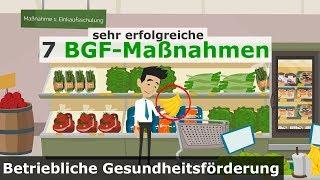 7 sehr erfolgreiche BGF-Maßnahmen | Betriebliche Gesundheitsförderung (Beispiele)