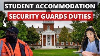 What Does A Student Accommodation Security Guard Do?