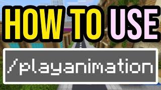 How To Use /Playanimation Command In Minecraft PS/Xbox/PE