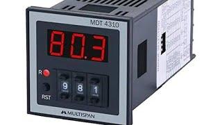 Multispan Digital Timer wiring and it's time setting | Start & Reset function | Multispan MDT 4310 /