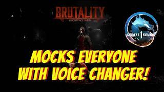 MK1 Ghostface MIMICS ALL characters!! Intros and Brutalities on Everyone!