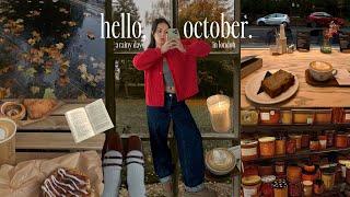 Hello October  | a cosy rainy day in London, slow moments, monthly reset, autumn vlog