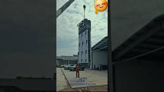 ️ This is how we install a totem at Euromedios Group ️