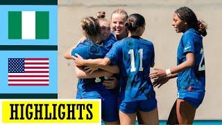 USA vs Nigeria Extended Highlights & All Goals | Women's Football 2024