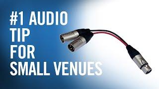 #1 Audio Tip for Small Venues — The Production Academy