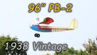 1938 PB-2 - 96" Wingspan - Design by Thracy Petrides - Cocklebarrow Vintage Rally August 2024