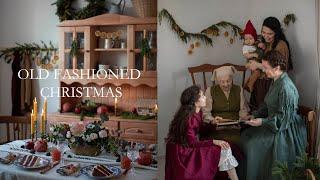 Old Fashioned inspired Christmas  Victorian  Decorations, Recipes and Table Setting Idea 