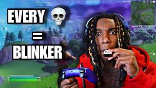 FORTNITE BUT EVERY DEATH = 1 BLINKER (NEVER AGAIN)