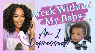 Week Without My Baby + Mommy Depression + Getting My Life Together | Mommy Vlog | Jasmine Defined