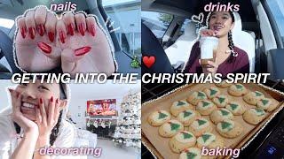 GETTING INTO THE CHRISTMAS SPIRIT️ | decorating, baking, & more!!