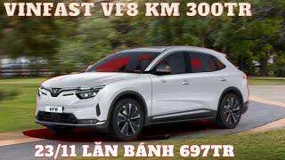 Vinfast VF8 GIẢM CỰC SỐC gần 300tr, lăn bánh chỉ cần hơn 200 |Xe360