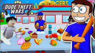 Dude Theft Wars- Foods with Special Abilities (New update) Shiva and kanzo Gameplay