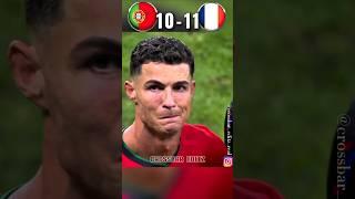 Emotional Moments In Football | Portugal VS France WC Final Penalty Shootout | #ronaldo vs #mbappe