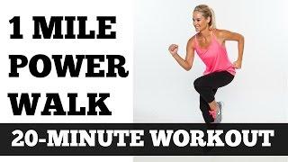 1 Mile Power Walk Full Length Walking Workout Video Low Impact