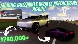 Making GREENVILLE UPDATE Predictions ONCE AGAIN! [Leaks and Planned Features] - Greenville ROBLOX