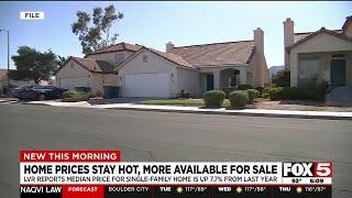 Las Vegas housing prices continue to increase, supply remains high