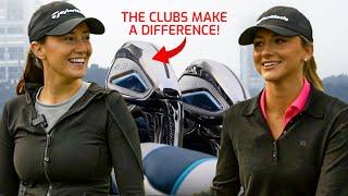 Hannah Cook puts TaylorMade's new women's clubs to the test