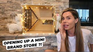 BUILDING THE FIRST EVER MINI BRAND STORE !!