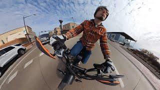 360 Degree Virtual E-Bike Commute on the Engwe M20 - Insta360 X3