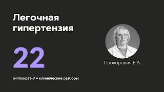 Легочная гипертензия. 09.10.24.