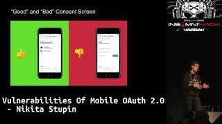 Vulnerabilities of mobile OAuth 2.0 by Nikita Stupin, Mail.ru