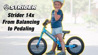 Strider 14x From Balancing To Pedaling