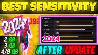 NEW UPDATE KE BAD SENSITIVITY KYA RAKHE | FREE FIRE 200 SENSITIVITY HEADSHOT SETTING | FF MAX 2024