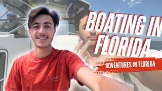 First Day Adventure in Florida: Boating, Dolphins & Gulf of Mexico Exploration! ️