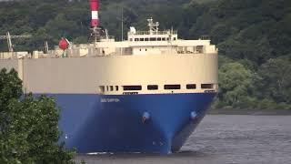 Ro-Ro Car Carrier Grand Champion Arrival in Hamburg to load Luxury Cars on Board! Epic Shipspotting!