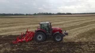 Massey Ferguson 8960 + Gaspardo Artiglio soil loosening