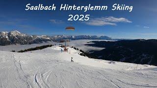 Skiing Saalbach Hinterglemm 2025