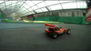 Team Associated Vintage RC10 (Gold) on Race Track
