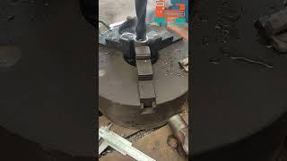 A simple method of bush boring is with the help of bench drill press without lathe machine..