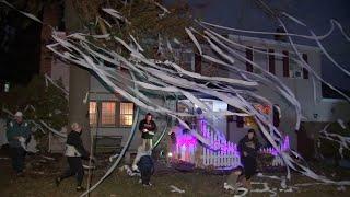 New Jersey family celebrates mischief night with fun, decades-old tradition