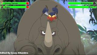 Tarzan 2 (2005) Rhino Chase with healthbars