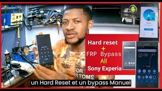 Formater ou Hard Reset et FRP pour tout les SONY : SOV36,XZ,XZ1,XZ2,XZ3,XZS,XPERIA 8,XZ Premium