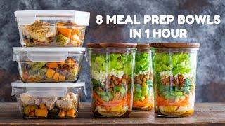 8 Healthy Meal Prep Bowls | Quick & Easy Meal Prep Recipes