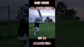 Giant Sword Full Armor Training Day 3.0 Colossus Form #giantsword #berserk #colossusswordform
