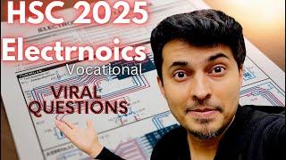 Most expected #Viral Electronics 1 & 2 HSC Board Questions ️‍ Shreyas Sir Vedantu Maharashtra