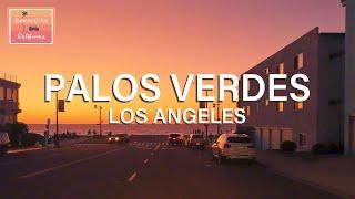 Relaxing Sunset Drive Palos Verdes to Redondo Beach Los Angeles California | South Bay