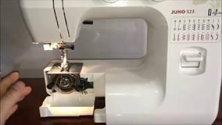 Janome Juno 523.Устраняем стук челнока.