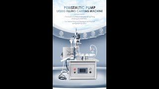 ZONESUN Automatic Liquid Filling Capping Machine Peristaltic Pump Eye Drops Small Bottles Liquid